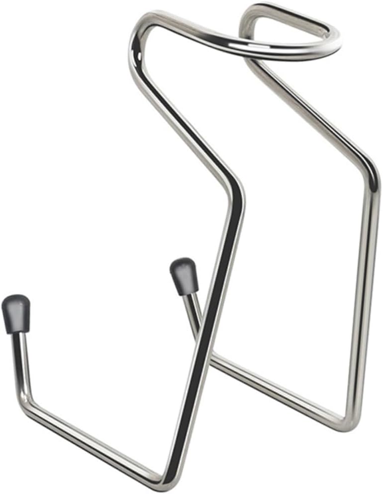 STOBAZA Alloy Shaving Brush Stand Mini Rack for Safety Razor Storage Space-saving Holder to Keep Brush Clean and Dry Practical Men Shaving Accessory
