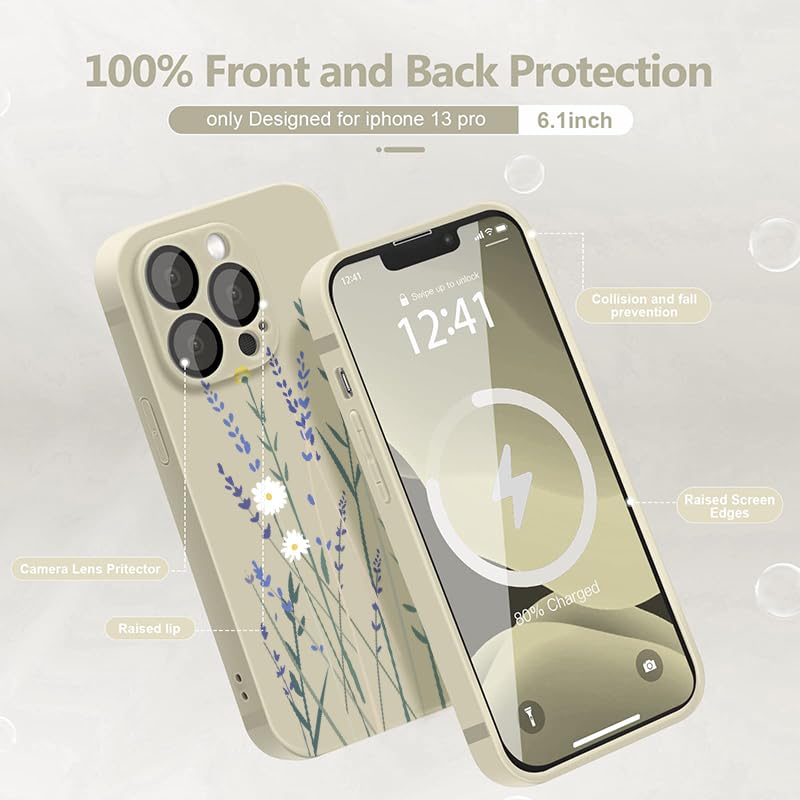 WOKEZ Blommönster Telefonfodral för Honor X7a - Ultratunn & Stöttålig