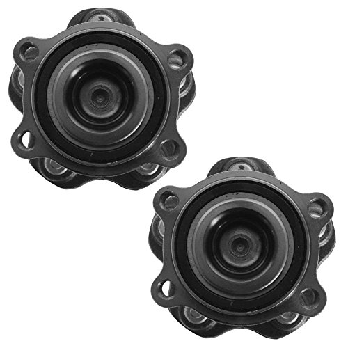 image for TRQ 2 Piece Rear Wheel Bearing & Hub Assembly Set Compatible with 2013