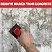 Loyzen Rub Brick Tool, 20 Grit Masonry Rubbing Brick, Concrete Tools, Removing Smoothing Cleaning Marks Fluted Tool with Handle