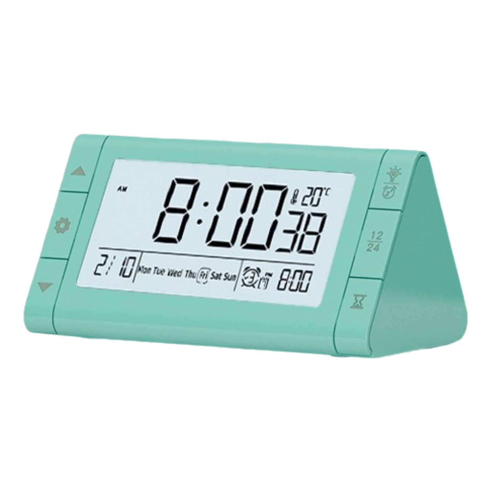 Msioytog LED Digital Alarm Clock Silents Bedsides Timepieces with Adjustable Brightness for Bedroom and Silents Digital Clock
