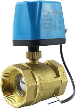 2-Way Motorized Ball Valves 1/2" 3/4" 1" 2" Normally Closed/Open Motorized Ball Valve 220V 12V 24V 2-Wire Brass Electric Solenoid Valve DN15 DN20 DN25 DN322",DC12-24V_NC