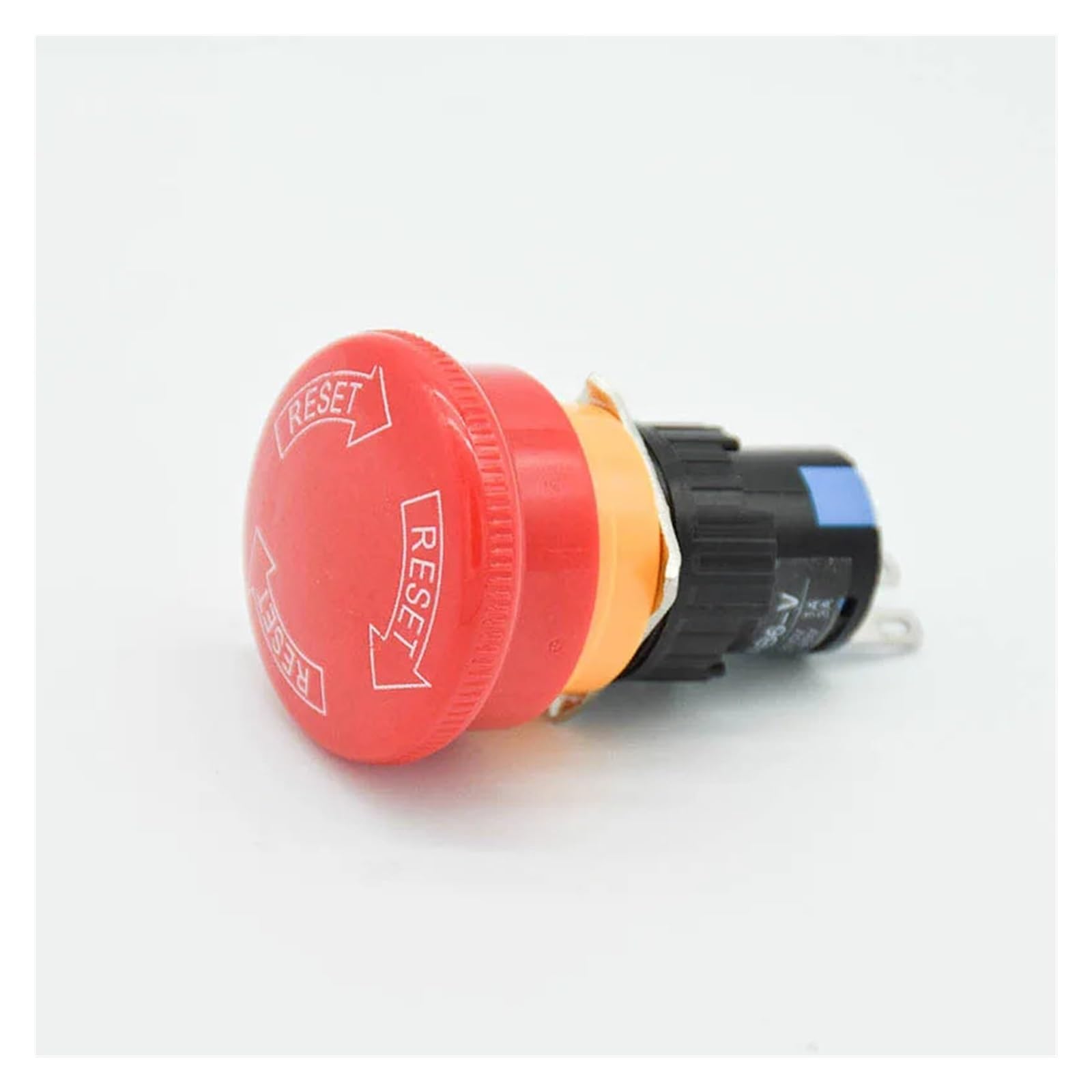 Interrupteur bouton poussoir arret urgence 3 broches AC 250V 3A