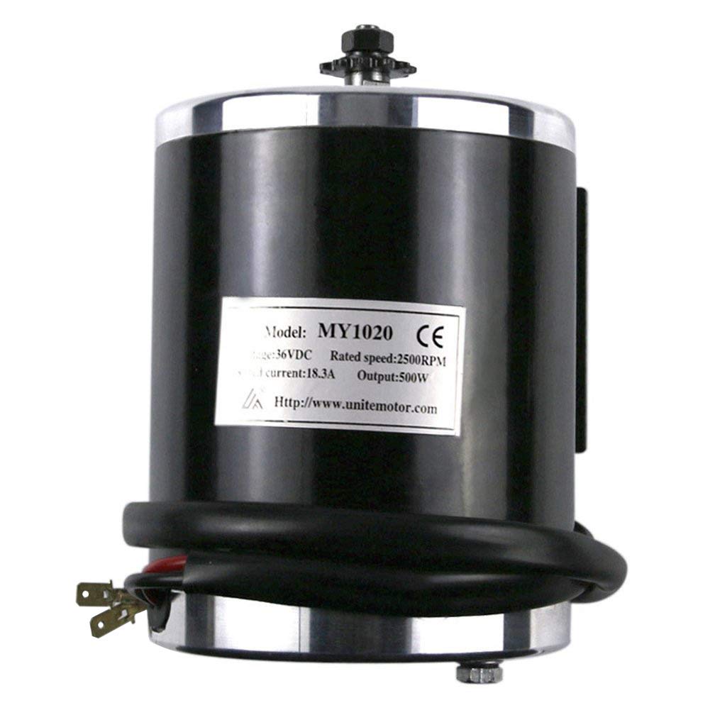 500W 36V DC Brushed Electric Motor with Controller Kit for e-Bike Scooter Go Kart Bicycle