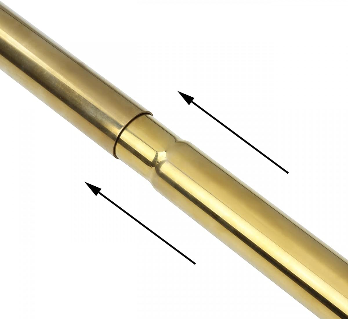 Renovators Supply Manufacturing High Tank Toilet Flush Pipe 24 In. Height Extender Flush Pipes With Brass PVD Finish Stainless Steel Toilet Flush Pipe