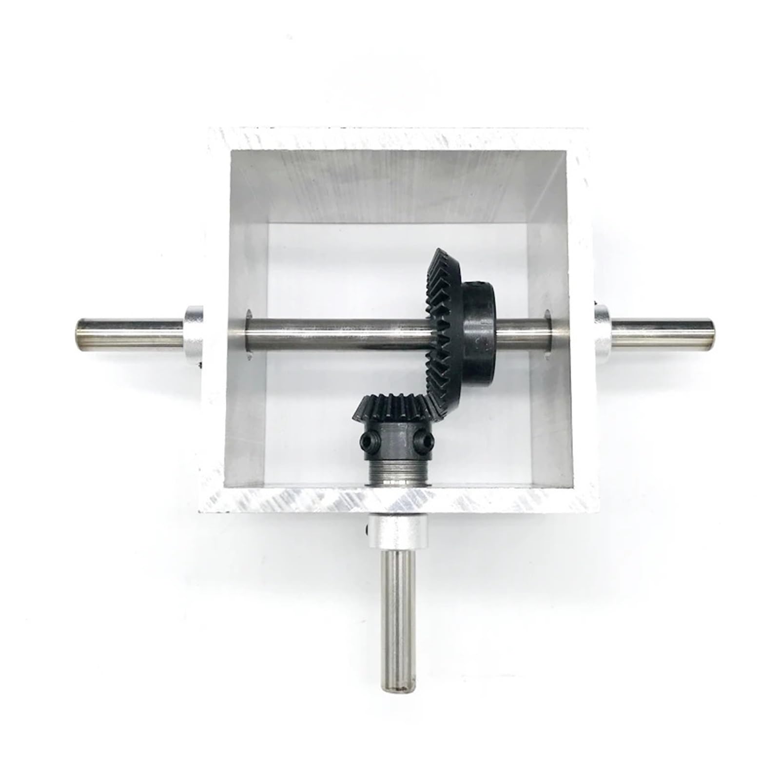 Reductor de Engranajes de dirección en ángulo， 90 Grados 1:2 8 mm/6 mm Módulo de Eje 1 20/40 Dientes 45 Acero Paquete de 2