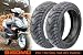 Reifen Set 120/70-12 Zoll 51J + 130/70-12 56J Rollerreifen K413, kompatibel mit Aprilia MBK Peugeot Piaggio Yamaha, hergestellt mit Kenda