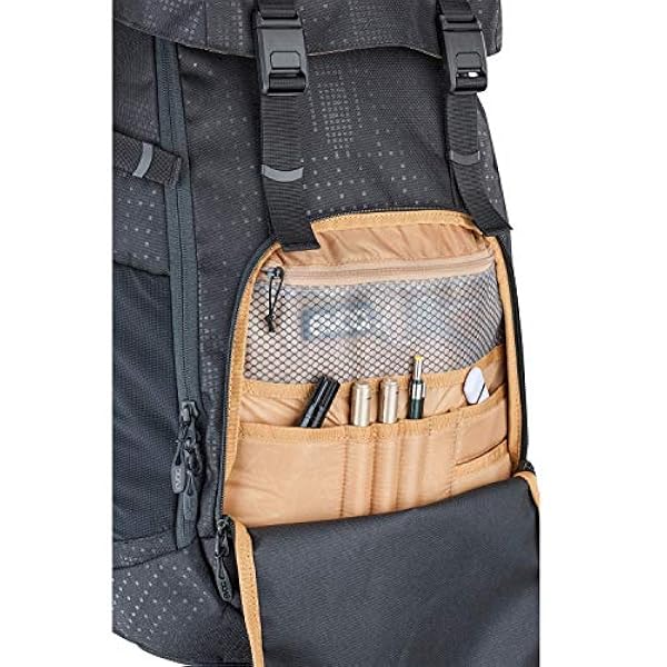 EVOC MISSION PRO 28l reisrugzak, dagelijkse rugzak, speciaal voor digitale nomaden (volume: 28 l, AIR PAD SYSTEM, snelle toegang tot laptop- en tablet-vak, magnetische snelsluiting)