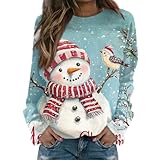 Pull Noel Rouge Jacquard Rock Drole Cocooning Pull'de Christmas Sweater Hiver Assortie Pilou Paillettes Fete Sweat Chemisier De Noel Femme Noël Sapin Famille Sweater L