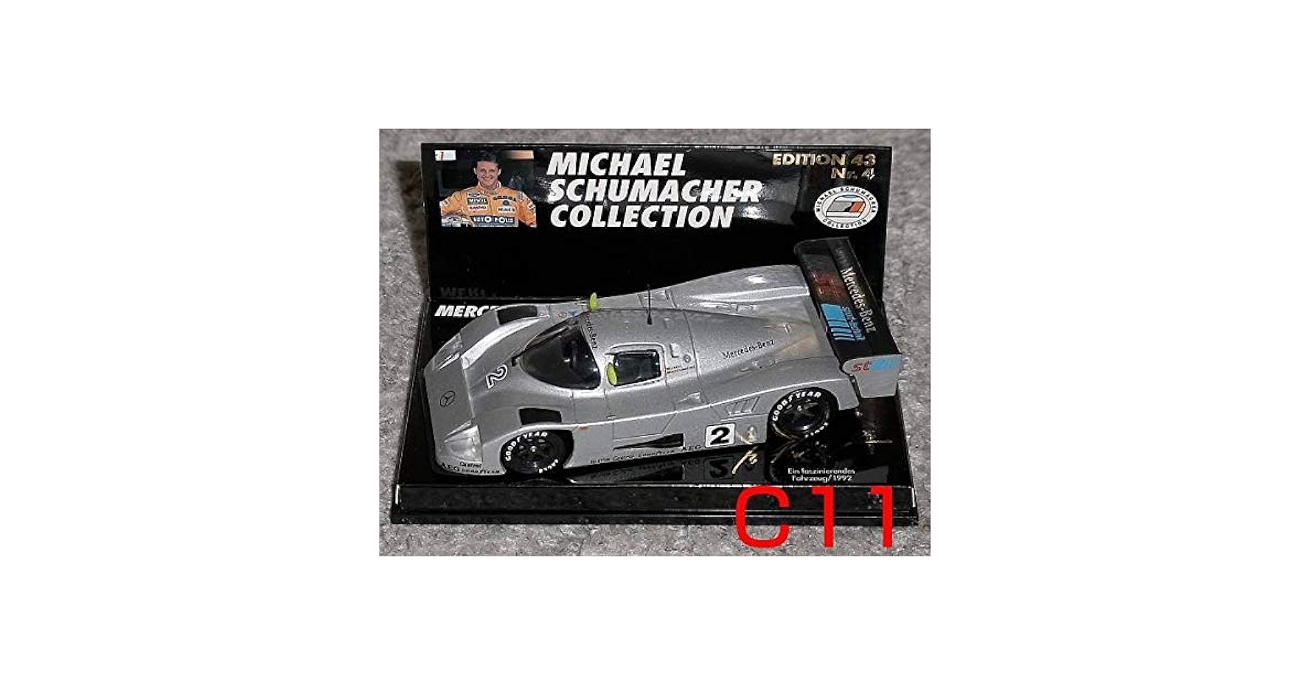廃盤★1/43ザウバーメルセデスC11★メルセデス箱 廃盤☆1/43ザウバーメルセデスC11☆メルセデス箱 - メルカリ