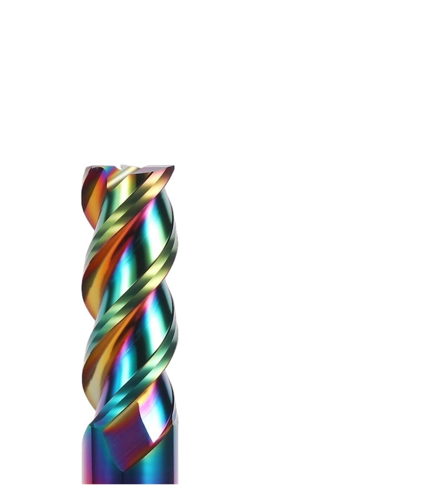 HRC55 3F Aluminium Kolorowe Frez do cięcia akrylowego, drewna, miedzi, tworzyw sztucznych, narzędzi tnących CNC, narzędzia do frezowania(4X20XD4X100L, 5)