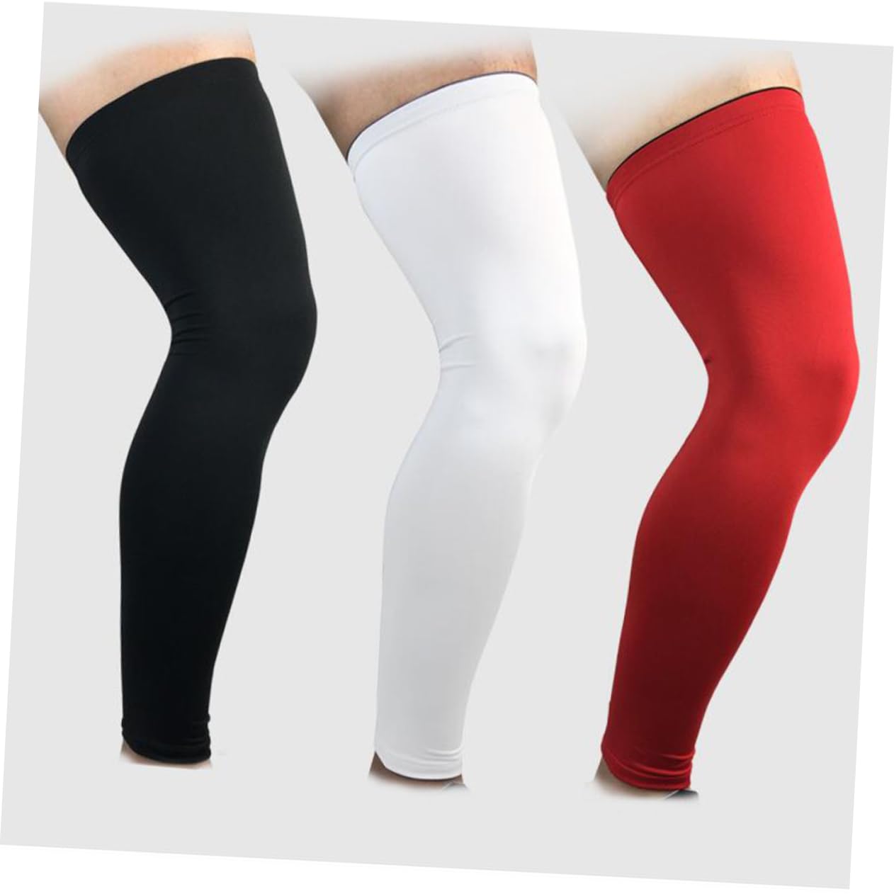 KOMBIUDA Basketball Knee Pads 1 for Women Running Sleeve Support Brace for Running Basketball Pads Basketball Leg Sleeves Bands for Basketball Long Socks Stockings Lengthen Fitness