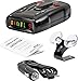 Whistler CR70 Laser Radar Detector: 360 Degree Protection and Voice Alerts - Black