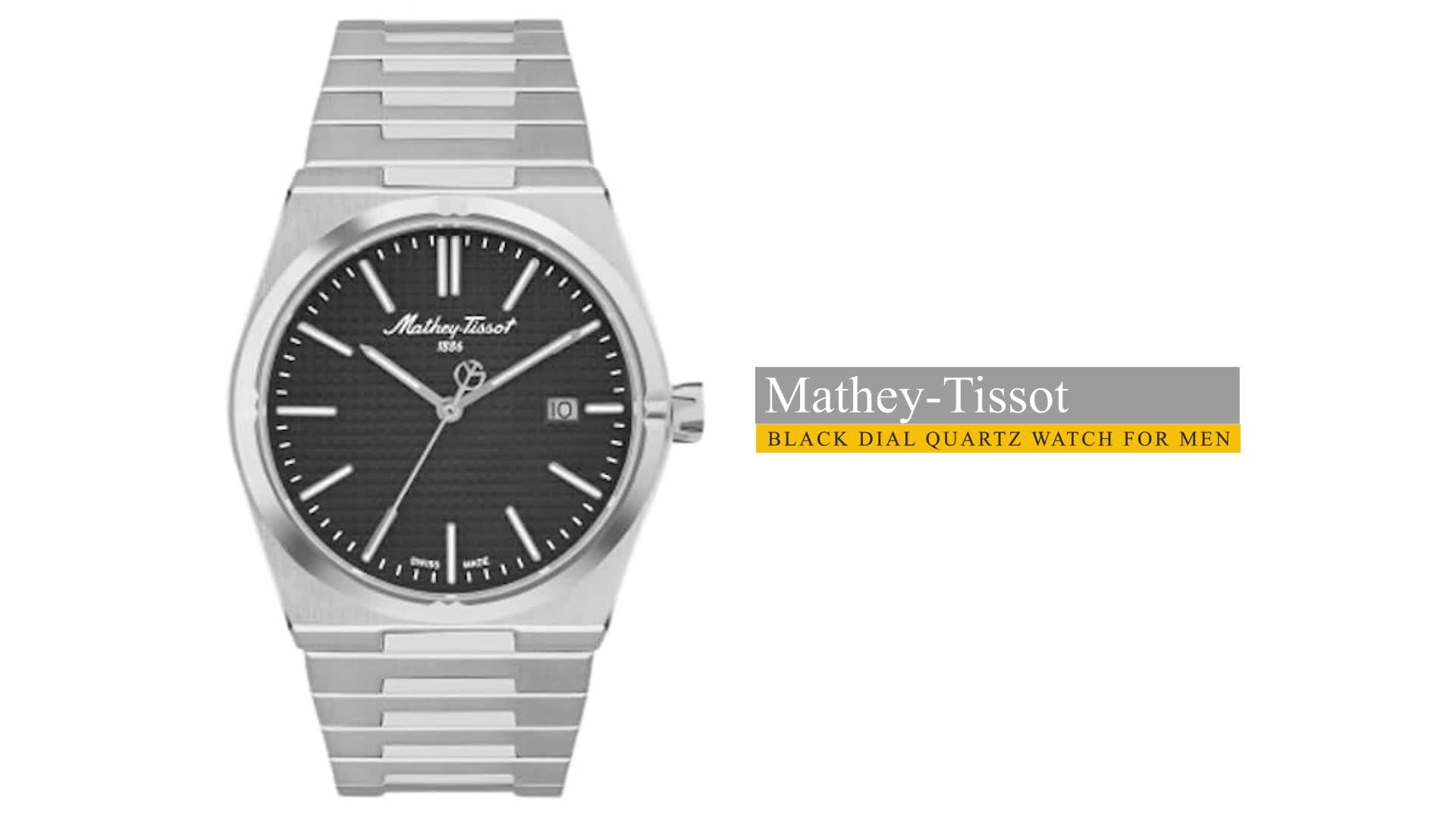 Buy Mathey-Tissot Analogue Black Dial Men's Watch-H117AN at Amazon.in