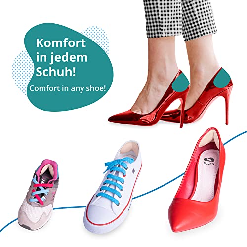 Fersenpolster SULPO Set mit 7 Paaren für Fersenschutz bei großen Schuhen