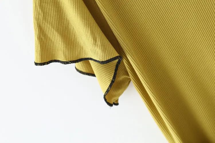 OFFSUM Camisón De Pijama De Mujer - Ropa De Dormir Clásica De Gran Tamaño De Color Sólido con Cuello En V De Algodón Informal Suave Y Ligera Ropa De Hogar con Temperamento De Verano