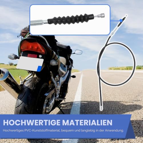 Kupplungsseil PVC Kunststoff Kupplungsseil Verbindungsleitung 47,2 Zoll ATV Kupplungsseil für 150ccm 200ccm 250ccm ATVs Dirt Bikes & Scooter Universal