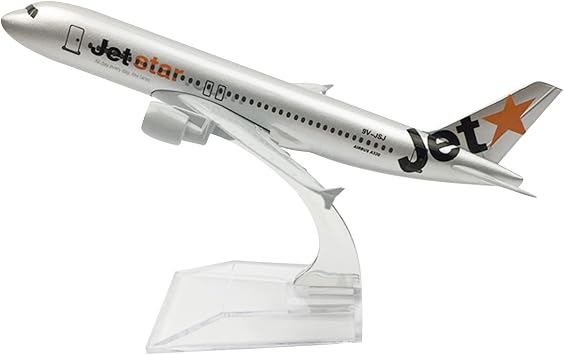1400 A320 Jetstar Aviation Metal Airplane Model Simulation Aircraft Model Aircraft Model Aircraft Kit Collection and Gift