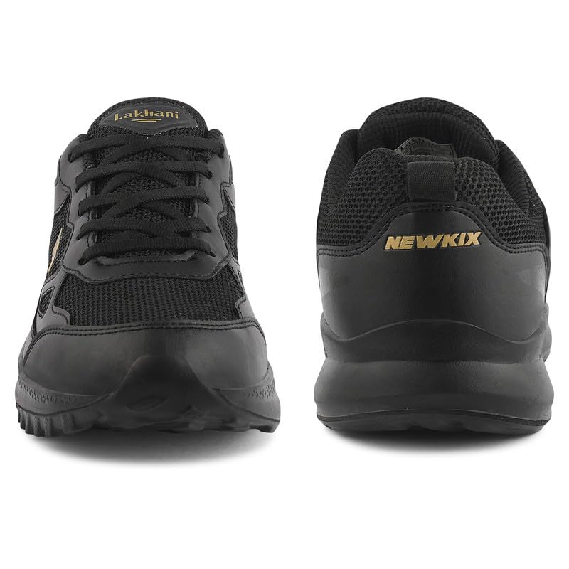 Image of Lakhani aashirwad Men's Sports Shoes | Lightweight Breathable Running Shoes for Men | Flynet Upper, Phylon Sole | Flexible, Comfortable Lace-Up Athletic Shoes