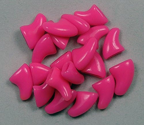 Purrdy Paws Soft Nail Caps for Cat Claws Lipstick Pink Small