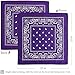 Gorgeous Island 10 Pack 100% Cotton Bandanas 22x22 inches - Multi-Purpose Square Scarfs for Men & Women, Headbands, Face Cover, Fashion Accessories