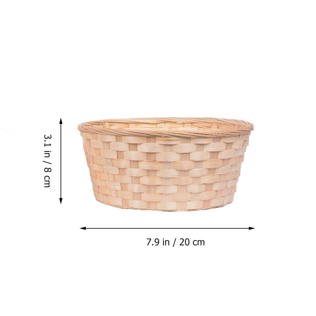 SOLUSTRE 3Pcs Handwoven Storage Basket Decorative Flower Baskets for Home Office and Garden Versatile Organizers for Flowers Fruits and Household Items
