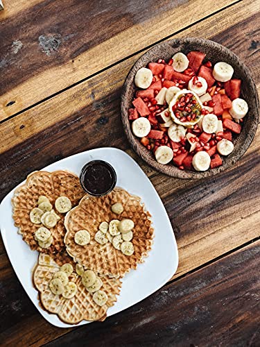 Waffeleisen Herzform Waffelautomat 5 x Herz Durchmesser ca. 18 cm Waffel Backautomat Waffeln Edelstahl (sparsame 1000… – Bild 3