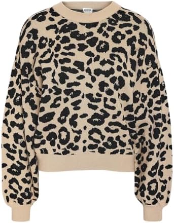 NOISY MAY Nmcharlott L/S O-Neck Knit Curve Noos - Plus Size