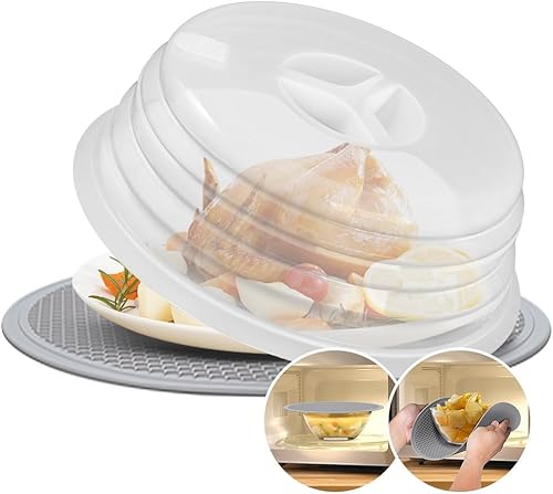 Cubiertas de silicona para tazones - Cubierta para salpicaduras de microondas y cubiertas de platos para cocinar en el horno disponible en Yaxa Colombia