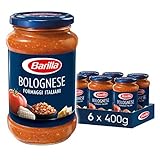 Barilla Pastasauce Bolognese Formaggi Italiani – Bolognese-Sauce 6er Pack (6x400g)