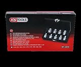 KS Tools 911.4410 Serie di Bussole TX Profilo E, 9 Pezzi, E10-E24, 1/2" - 7