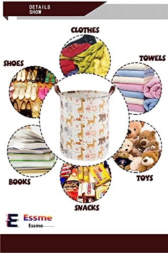 Essme Baby Laundry Basket,Kids Laundry Hamper For Baby Room Decor,Nursery Hamper, Animal Basket,Gift Baskets,Home Organizer(Animals) #TOP5