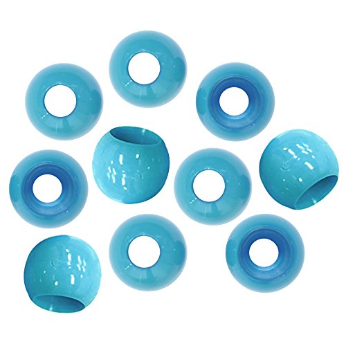 NASKA プラループエンド 15mm 10個入り Col.106 ターコイズ P-15