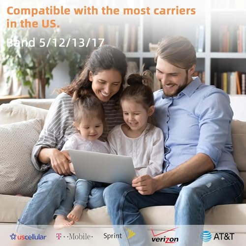 Image of Cell Phone Booster for Home & Multi-Room,Up to 9000 sq ft,Cell Phone Signal Booster for Band 5 /12 /13 /17,Boost 5G 4G Data for All U.S. Carriers FCC Approved Cell Signal Booster