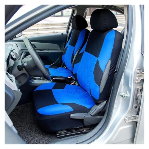 RWRPQEDEXM 1 Paire Housses Siège Voiture Bleues Universelles Quatre Saisons – vue 3