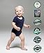 Tstars Birthday Boy or Girl Shark Outfit 1st 2nd Birthday Gift Baby Bodysuit 18M (12-18M) Navy