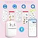 Funducts Mini Thermal Printer, Inkless Printer with 5 Rolls Pape, Bluetooth Smart Pocket Compatible with iOS & Android, Portable Thermal Printer for PicturesRetro-Style Photos(Pink)