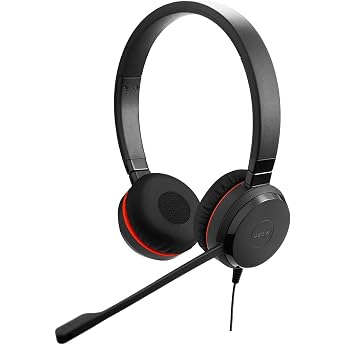 Jabra Evolve 20 SE MS Stereo Wired USB-C/A Binaural Headset with Mic | 2026 Model / Headphones / Stereo / USB-C / USB-A Conne