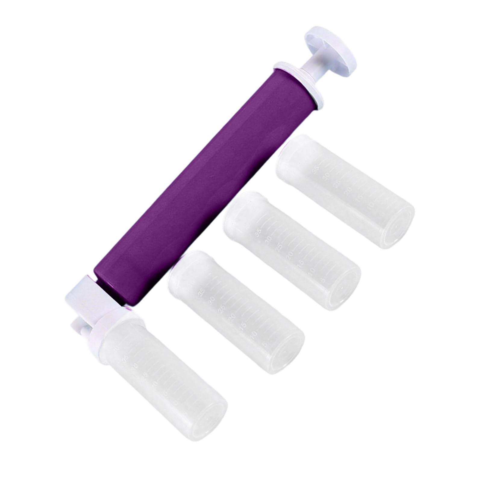 Msioytog Portable Cake Decorating Tool with Detachable Parts for Easy Cleaning and Mess Release Baking Adjustable Nozzle Cake Sprayer