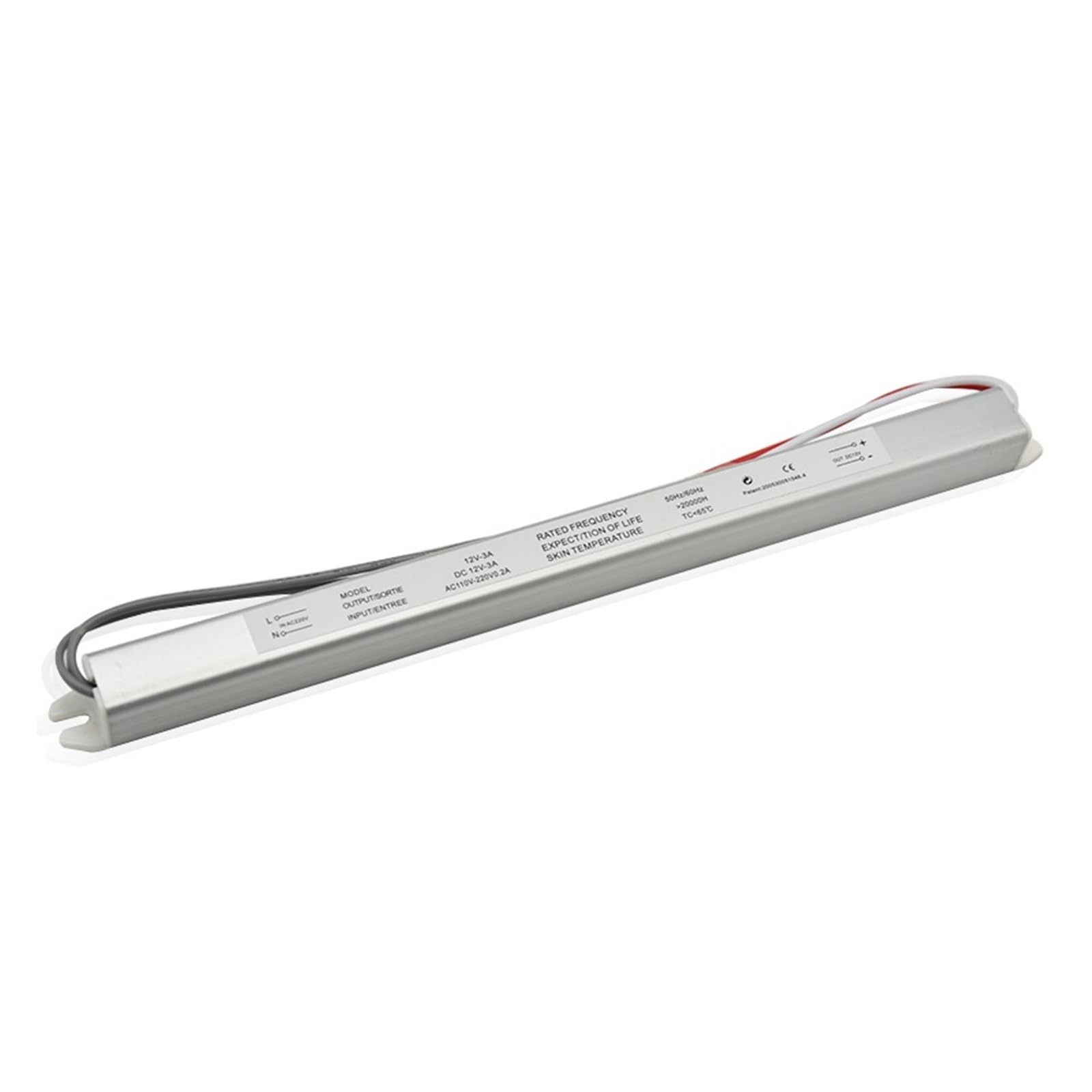 1 Pz Alimentatore LED Ultra Sottile DC12V 18W 25W 36W 48W 60W Trasformatore di Illuminazione AC110-220V HA CONDOTTO LA Luce di Striscia Pubblicità Bordo Driver(12V 18W)