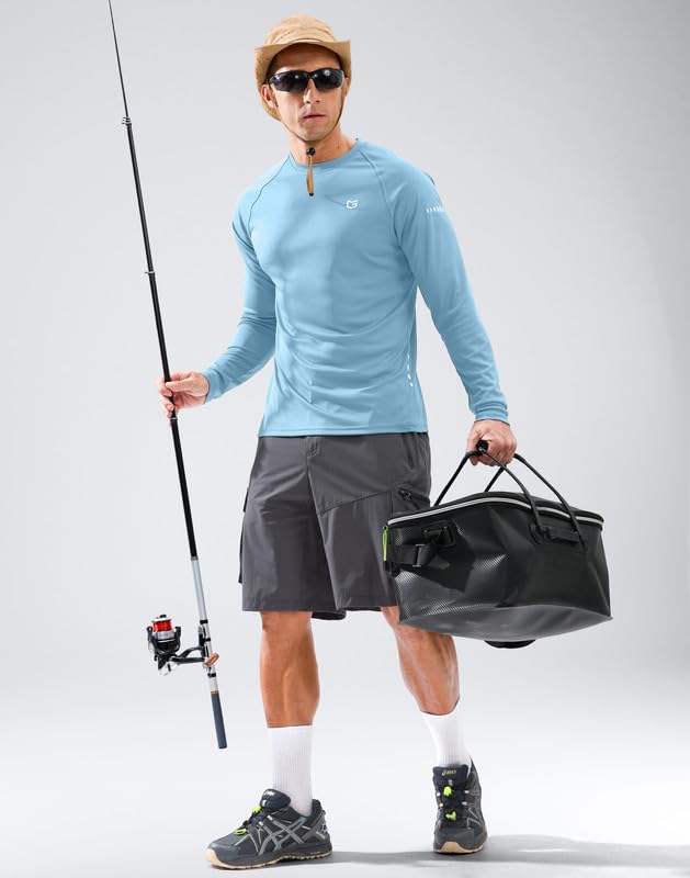 Image of Men's Sun Protection Long Sleeve Shirts UPF 50+