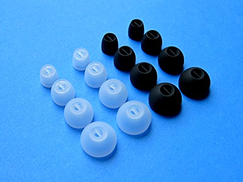 16 Stück- XS/S/M/L (NSEN-CL:B) Komfort Geräuschisolierung Ohrstöpsel Ohreinsätze Ersatz Set Kompatibel mit Sennheiser Momentum I und Momentum G In-Ear Ohrhörer Headsets