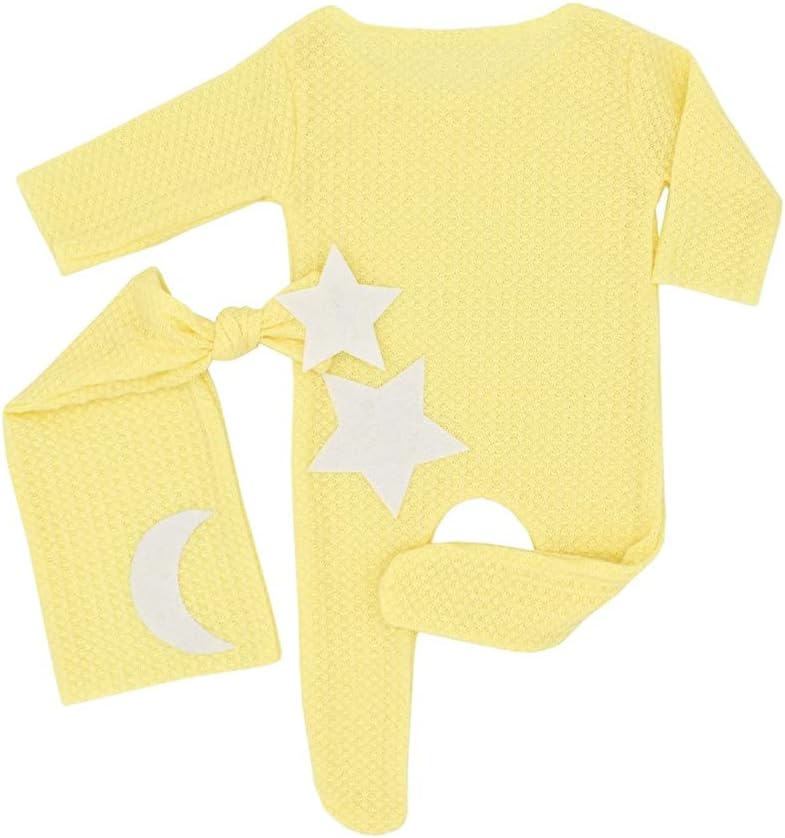 Fashion Newborn Boys Girls Baby Photo Shoot Props Outfits Crochet Clothes Long Tail Hat Pants Photography Shoot Props