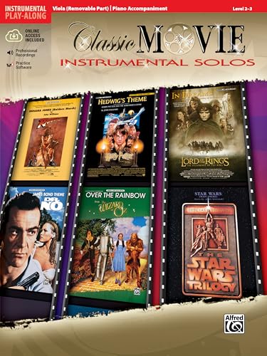 Classic Movie Instrumental Solos for Strings for Viola