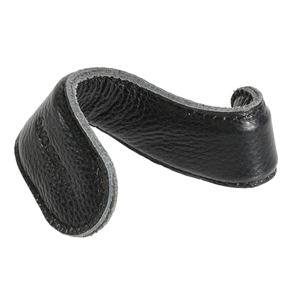 ibasenice Correa de Cuero Negro para Empuñaduras de Trombón en Forma de S Protector de Mano Cómodo para Práctica y Soporte del Deslizamiento en Instrumentos Musicales