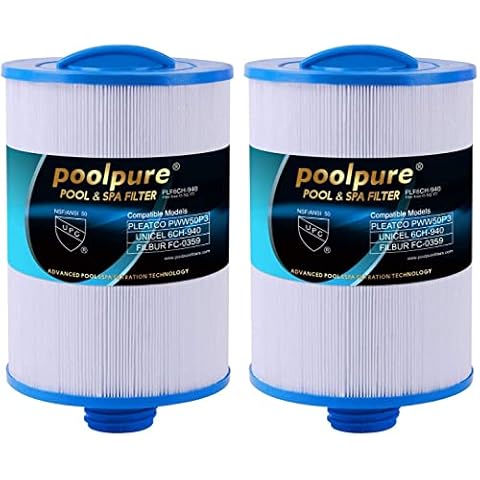 POOLPURE Spa Filters for Hot Tubs Cover