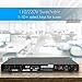 Portable Rack Mount Digital Tuner - Selectable Key Button 60 Am/Fm Radio Station Storage Receiver Clock Display & Alarm w/Auto Start Feature and Remote Control Perfect for Home Music - PyleHome PT504