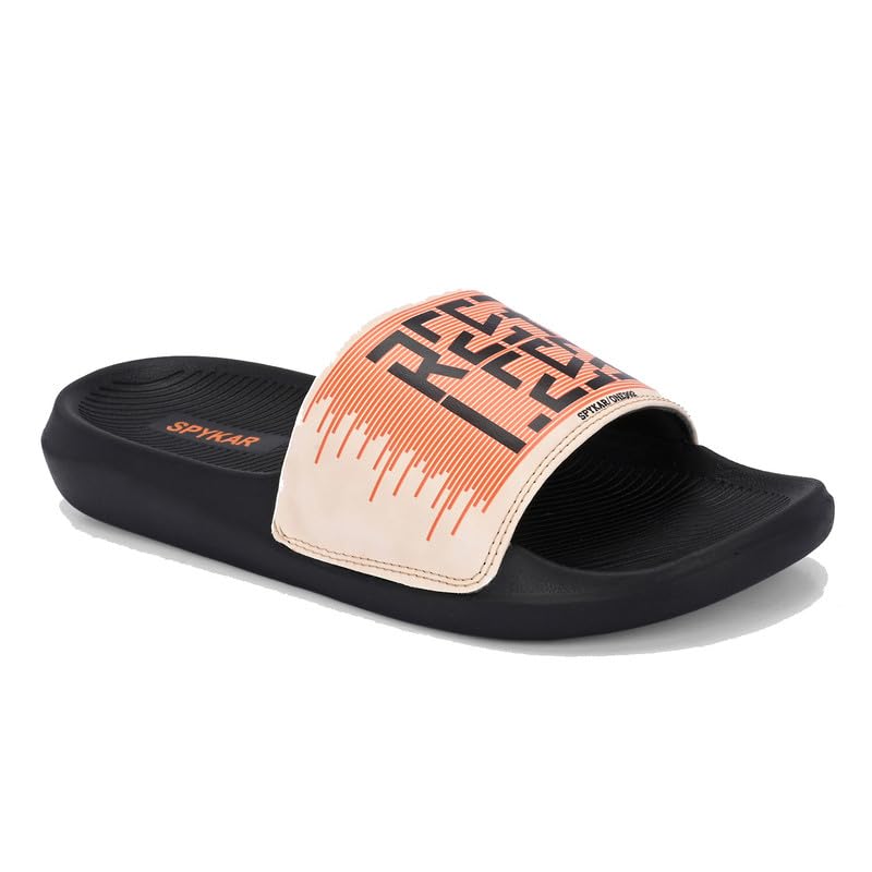 Spykar Peterson Men Orange Slider (B0D6Z3S3X3) Amazon Price History, Amazon Price Tracker