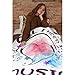 caimizogojocrz All I Need is Music Flannel Fleece Throw Blankets, Super Soft Cozy Lightweight Swaddle Blanket for Couch Chair Bed Sofa Office Teen or Nap Size 50