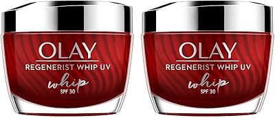 Regenerist Whip Cream with SPF30 | Ultra Lightweight | Hydrated, Plump, Bouncy Skin | With Hyaluronic Acid, Niacinamide and Peptides | Normal, Oily, Dry, Combination Skin | 50g (Pack of 2)